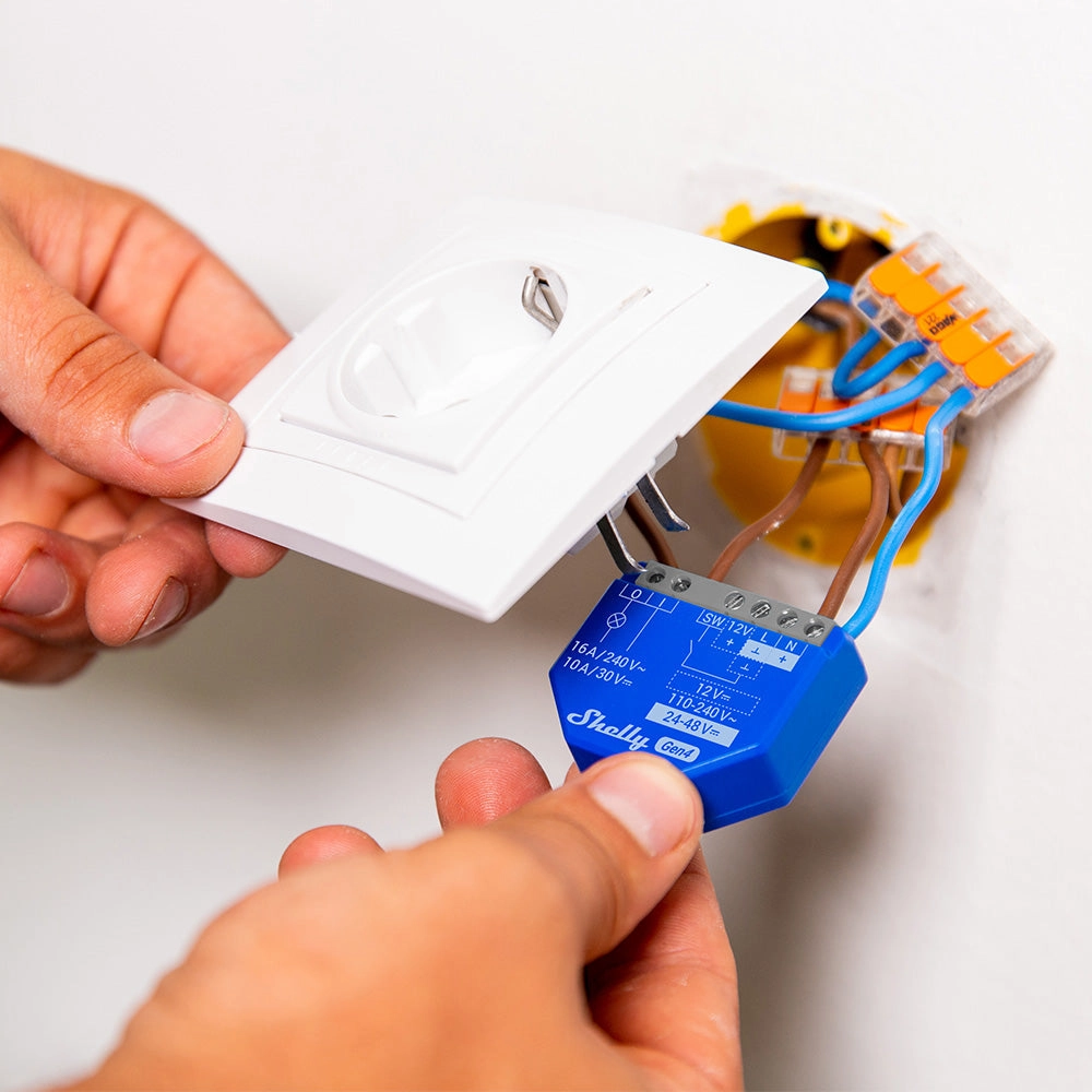 Zastosowanie przekaźnika Shelly 1 Gen4 w puszcze elektrycznej