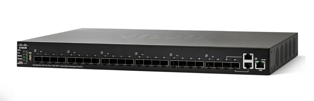 CISCO SG350XG-24F 24-ПОРТОВЫЙ/ДЕСЯТИГИГАБИТНЫЙ (SFP+) КОММУТАТОР
