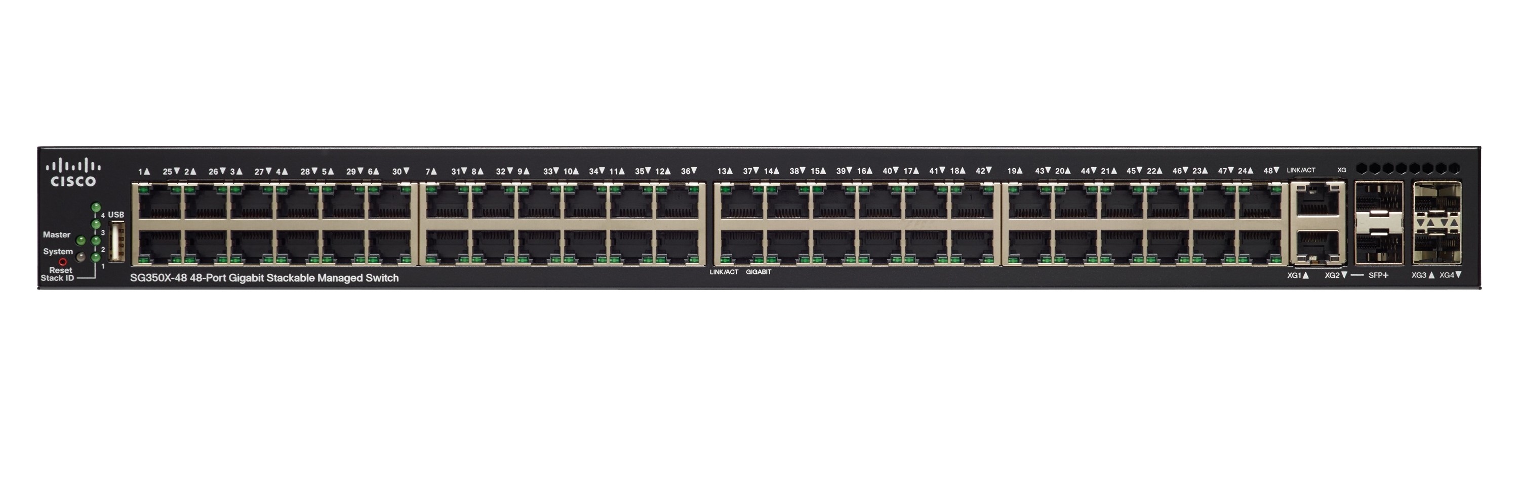 коммутатор cisco SG350X-48MP