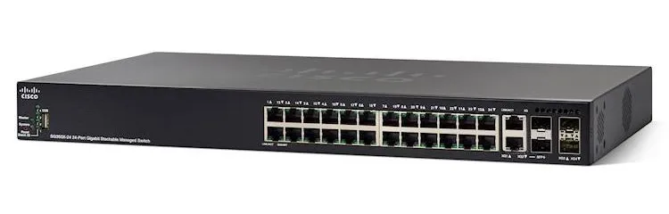 CISCO SG350X-24MP POE 24-ПОРТОВЫЙ ГИГАБИТНЫЙ/СТACКАБЕЛЬНЫЙ КОММУТАТОР