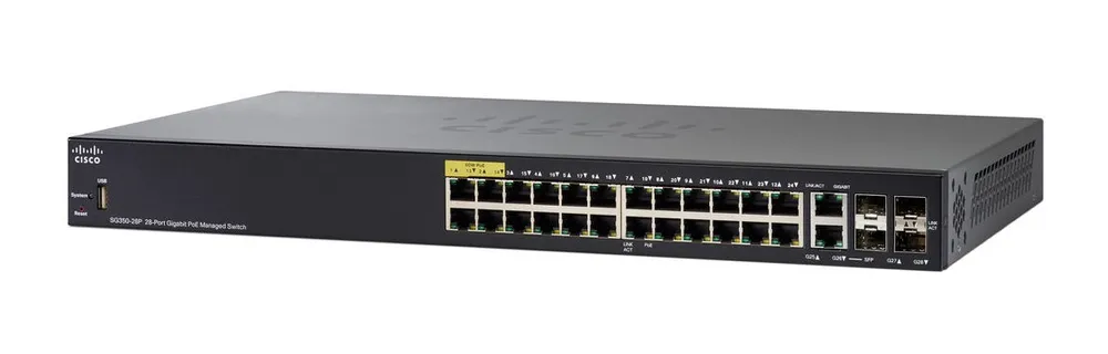 SG350-28P Interruptor de poesia gigabit 24-PORT