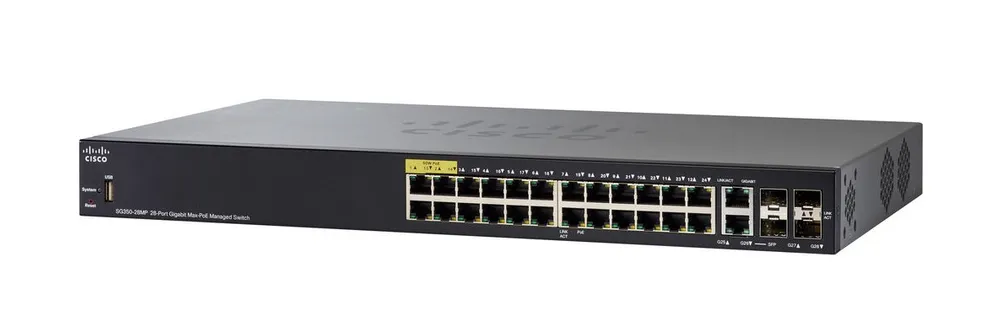 SG350-24MP Interruptor de poesia gigabit 24-PORT
