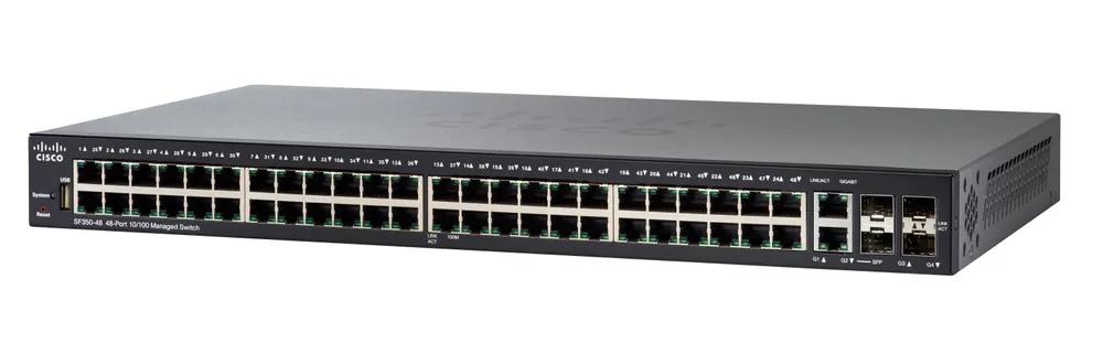 SF350-48 48-PORT switch rápido