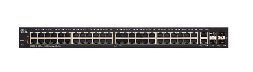 CISCO SF350-48 48-PORTAS 10/100 INTERRUPTOR GERENCIADO