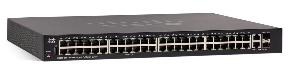 Cisco SG250-50P 48 портов Gigabit PoE
