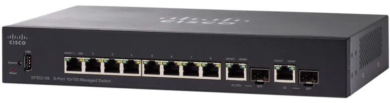 SF352-08 Interruttore ethernet veloce a 8 porte cisco