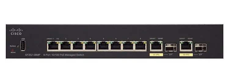 CISCO SF352-08mp 8-PORT 10/100 POE MANAGED SWITCH