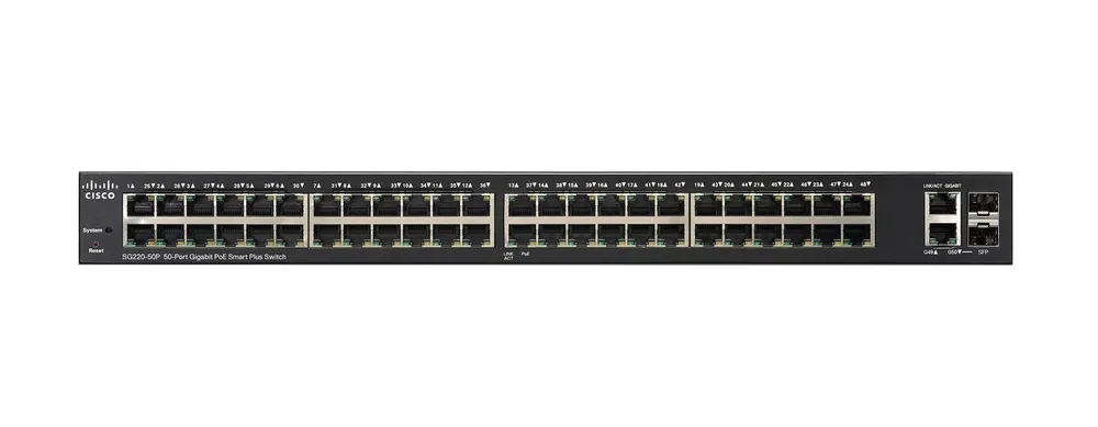 Switch Cisco SG220-50P PoE