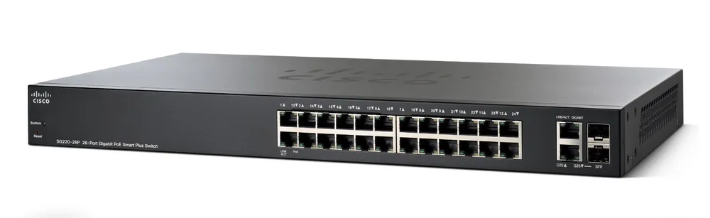 Porte Cisco SG220-26P 24 Gigabit PoE