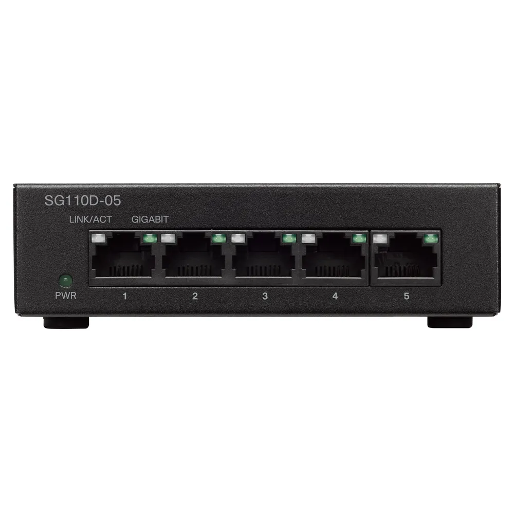 CISCO SG110d-05 5 Porto Gigabit