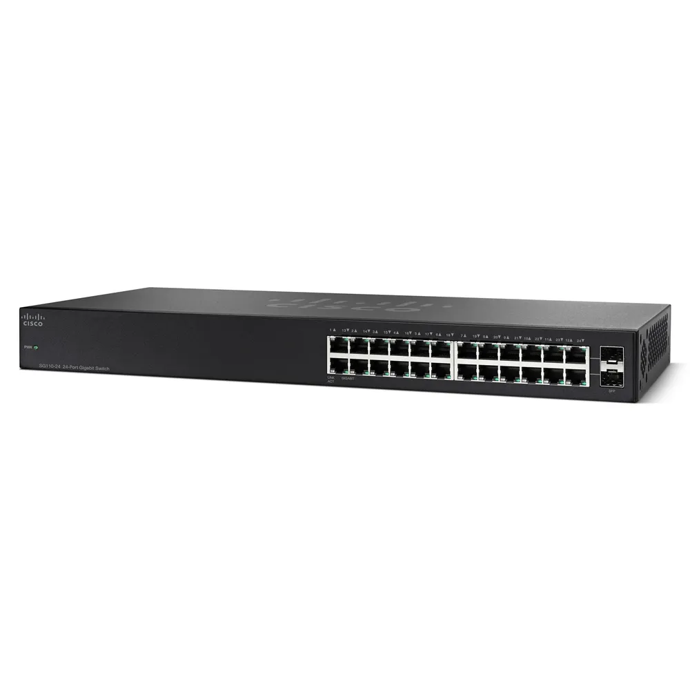 24 puertos Gigabit sg110-24 cisco unmanaged switch