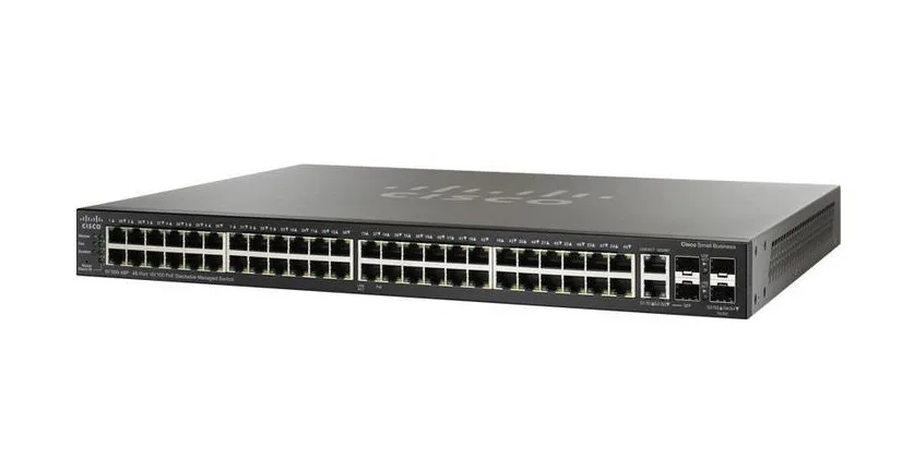 CISCO SF500-48P-K9-G5 SWITCH GESTIONADO APILABLE DE 48 PUERTOS 10/100 POE