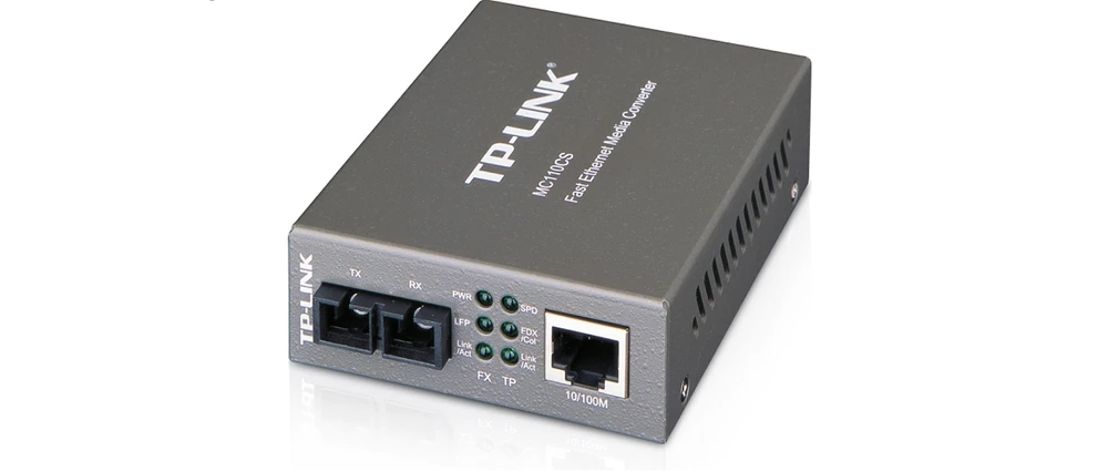 Conversor de mídia tp-link mc110cs conversor de fibra óptica monomodo 100Base-TX