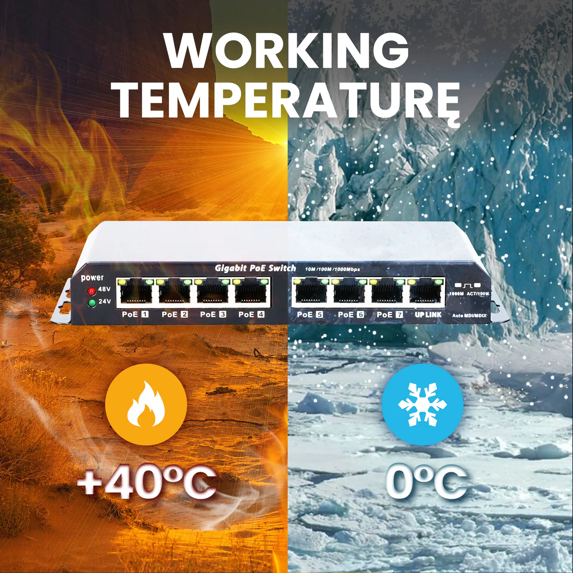 Extralink Kratos PoE switch