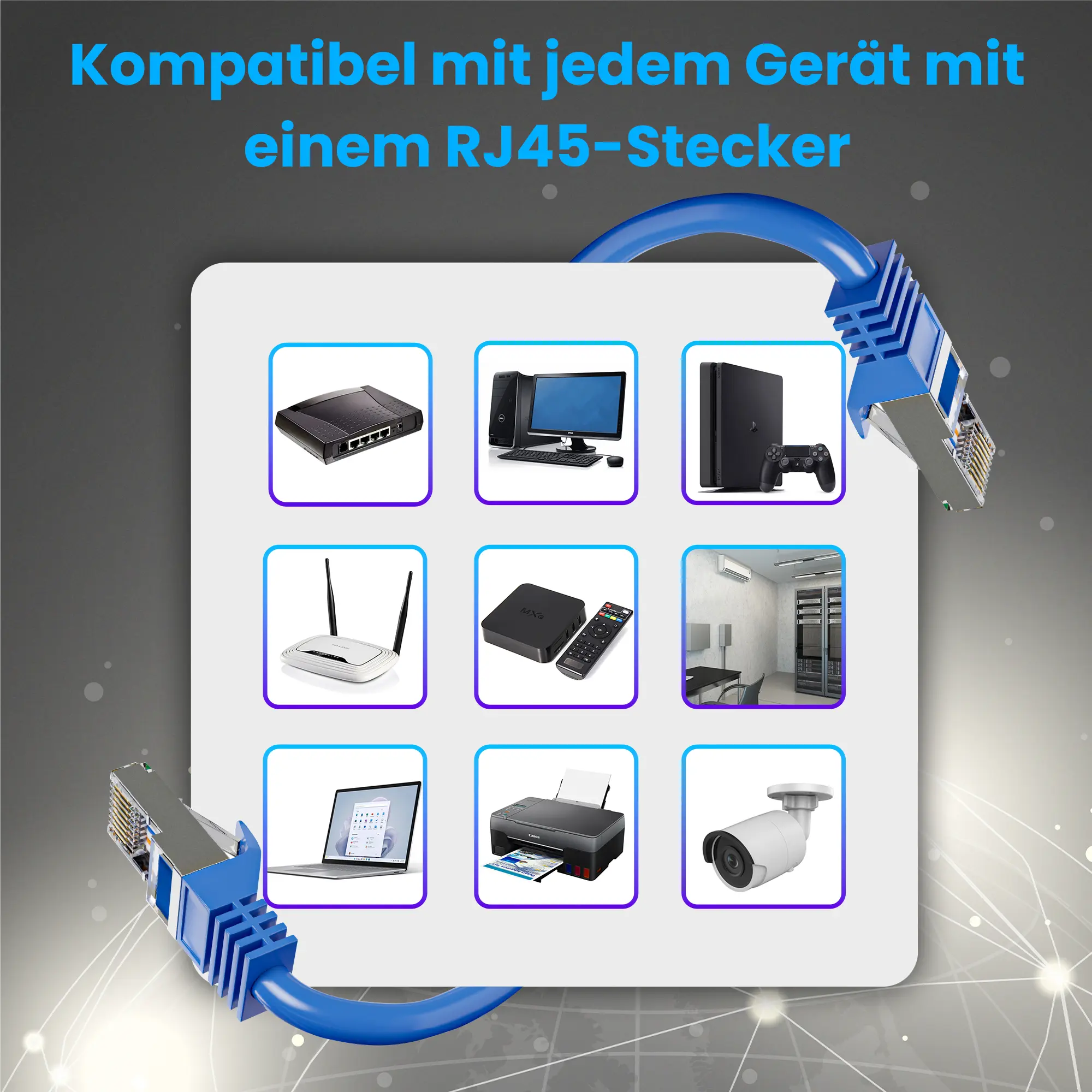 Patchkabel 6a sftp 0,5m rj45