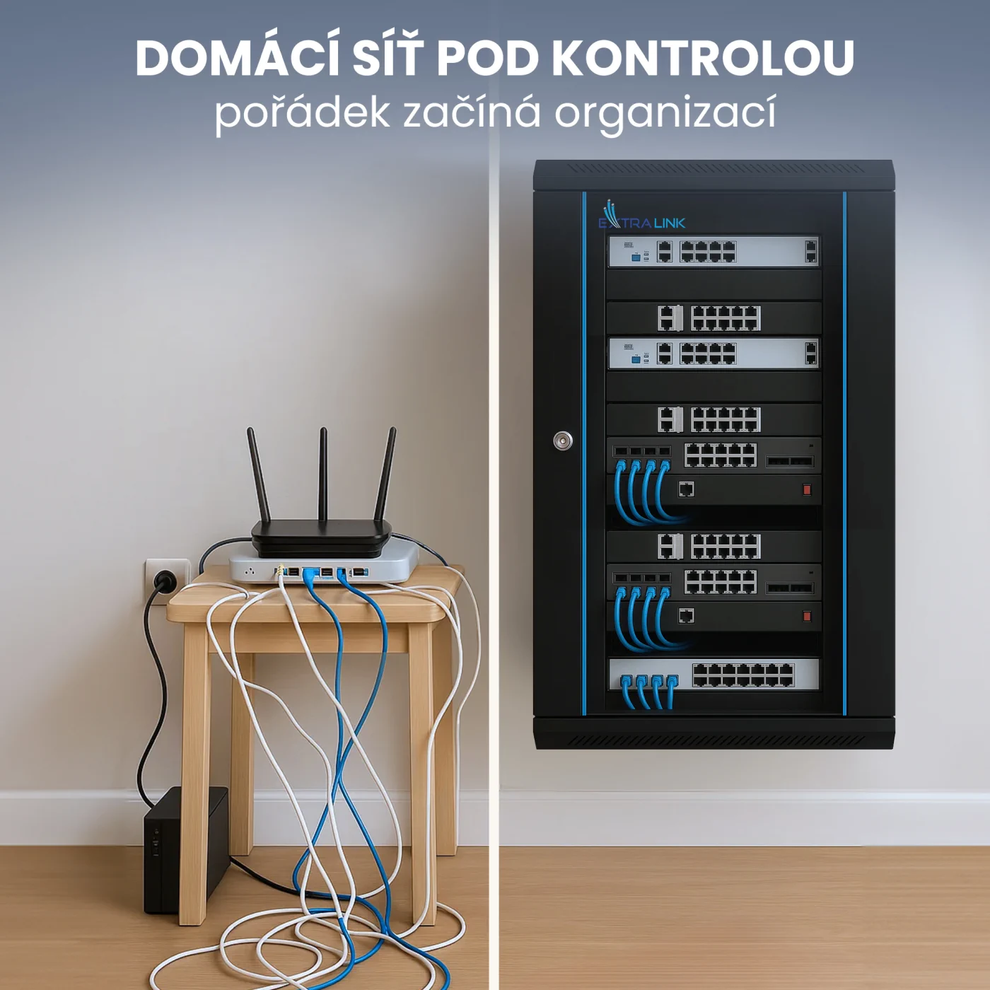 EXTRALINK Interiér skříně