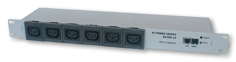 TINYCONTROL IP POWER SOCKET 6G10A V2 IEC320