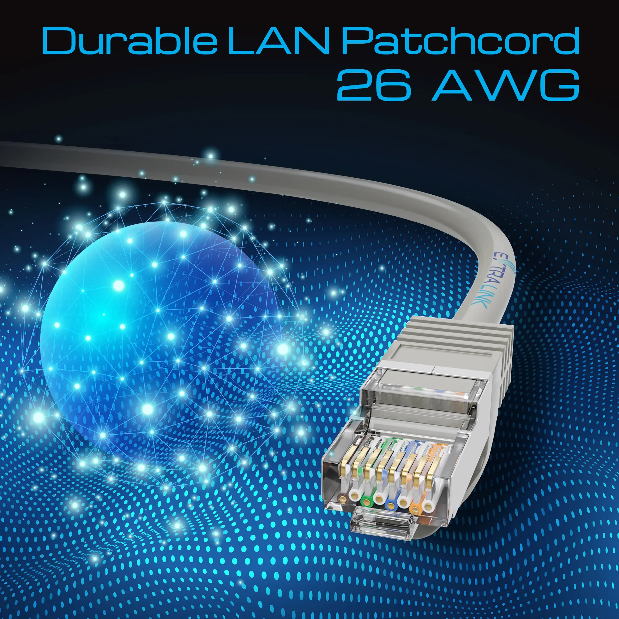 patchcord 5e UTP 1m extralink batna24
