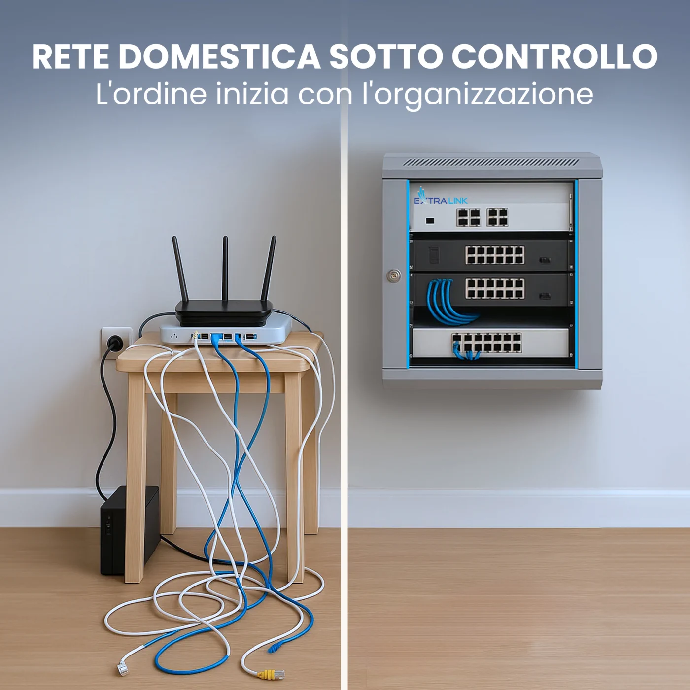 Interno dell'armadio EXTRALINK