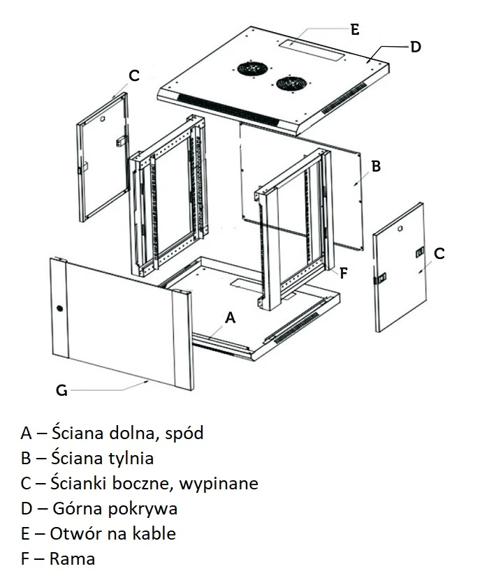 Costruzione del cabinet EXTRALINK