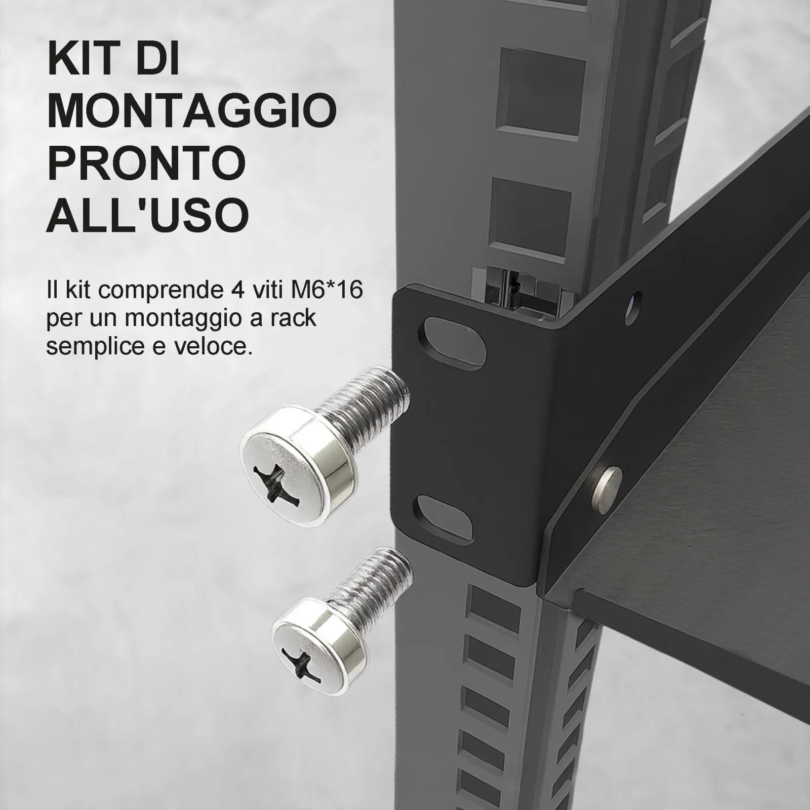 Extralink 1U 250mm Nero | scaffale | 19