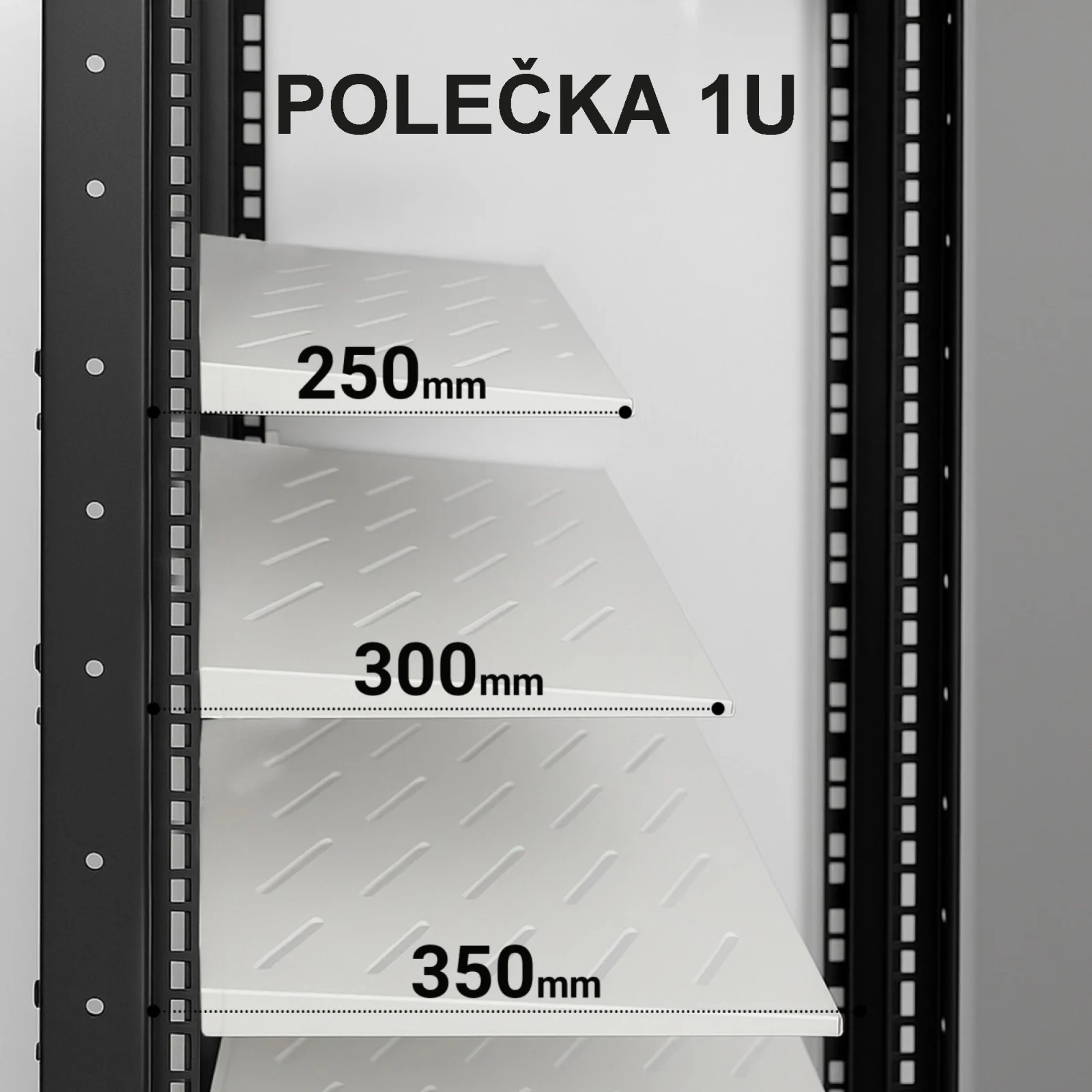 Extralink 1U 250mm &scaron;ed&aacute; | police | 19