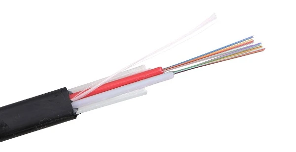 24F CABLE AÉREO PLANO DE FIBRA ÓPTICA 24J SM G652 D 1,3KN CON FIBRAS DE FUJIKURA FRP EN SU INTERIOR