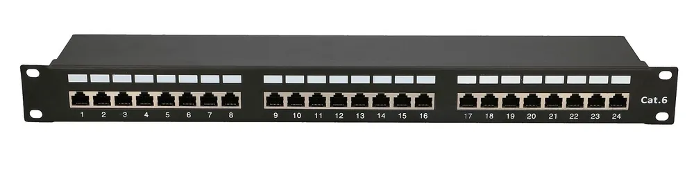 EXTRALINK 24 PORT CAT6 STP PATCH PANEL V2