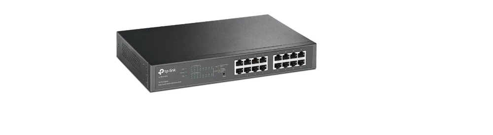 switch co ist ein einfacher 16-Port-Poe+-Gigabit-Rack-Switch