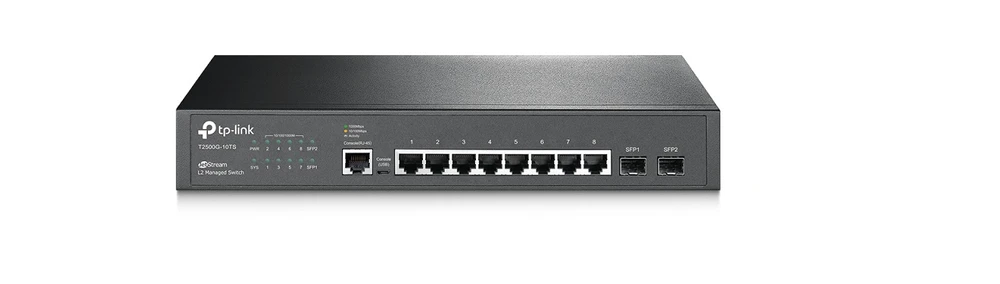 switch tplink tp link tl t2500g 10ts gigabit vlan qos sfp firmware instruction configuration