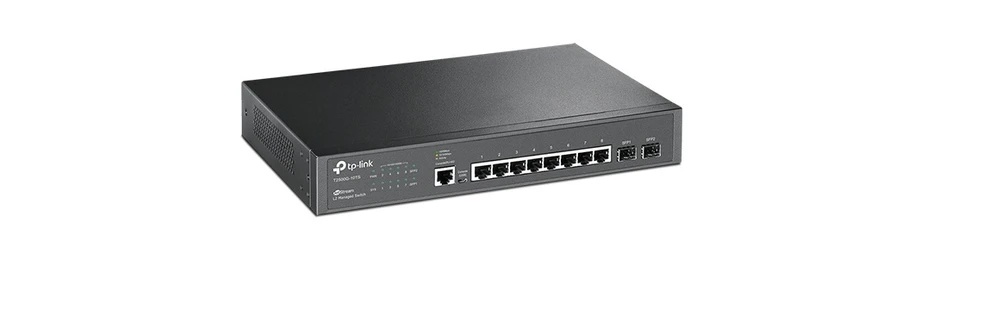 switch tplink tp link tl t2500g 10ts gigabit vlan qos sfp firmware instruction configuration