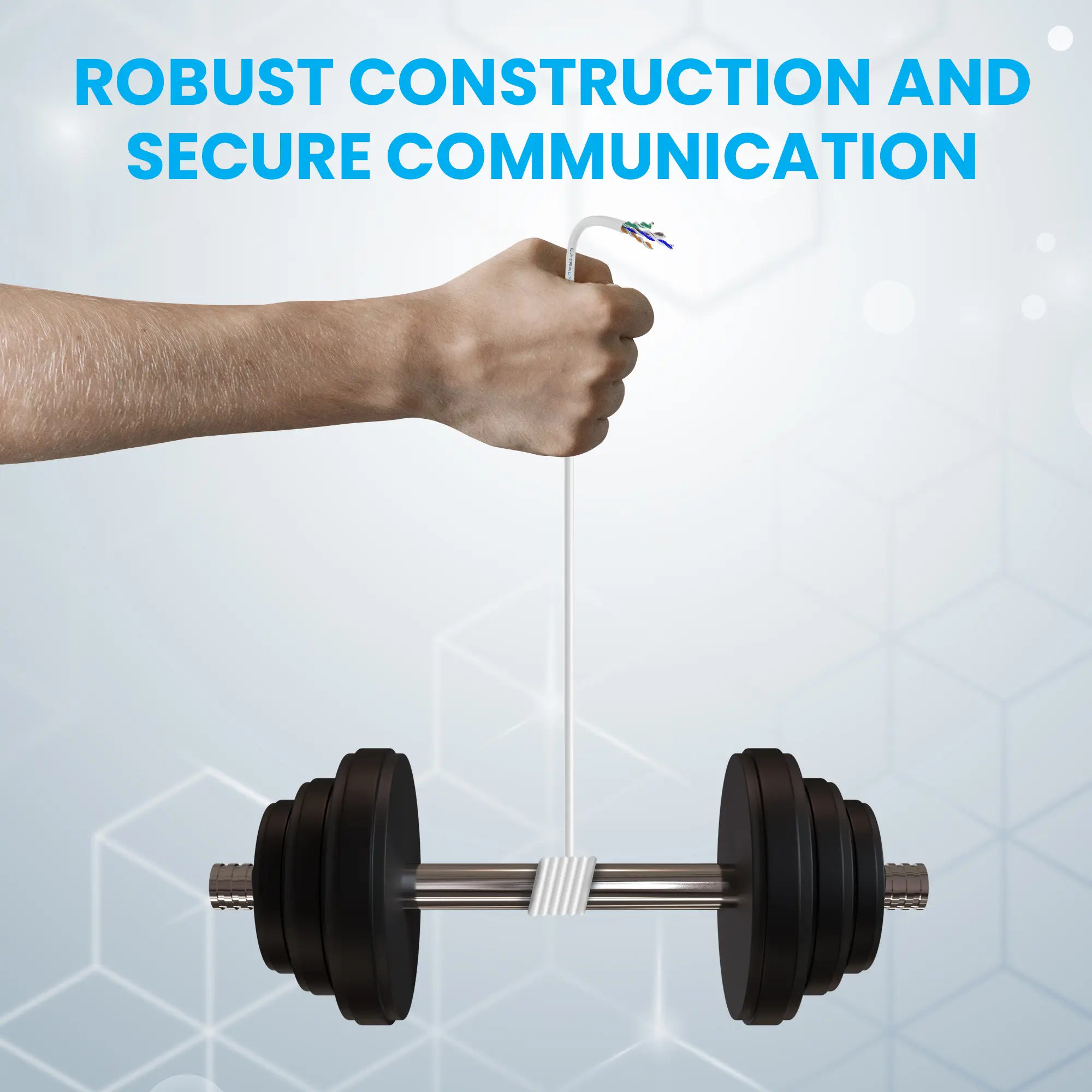 EXTRALINK CAT5E UTP (U/UTP) V2 INDOOR TWISTED PAIR 50M