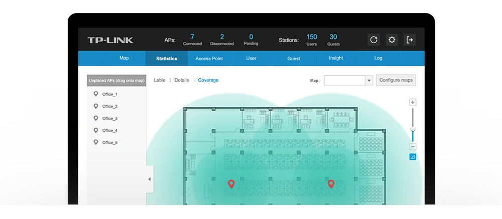 Punto de acceso del enrutador inalámbrico Gigabit wifi negocio enrutador wifi universidad solución hotelera tienda empresa