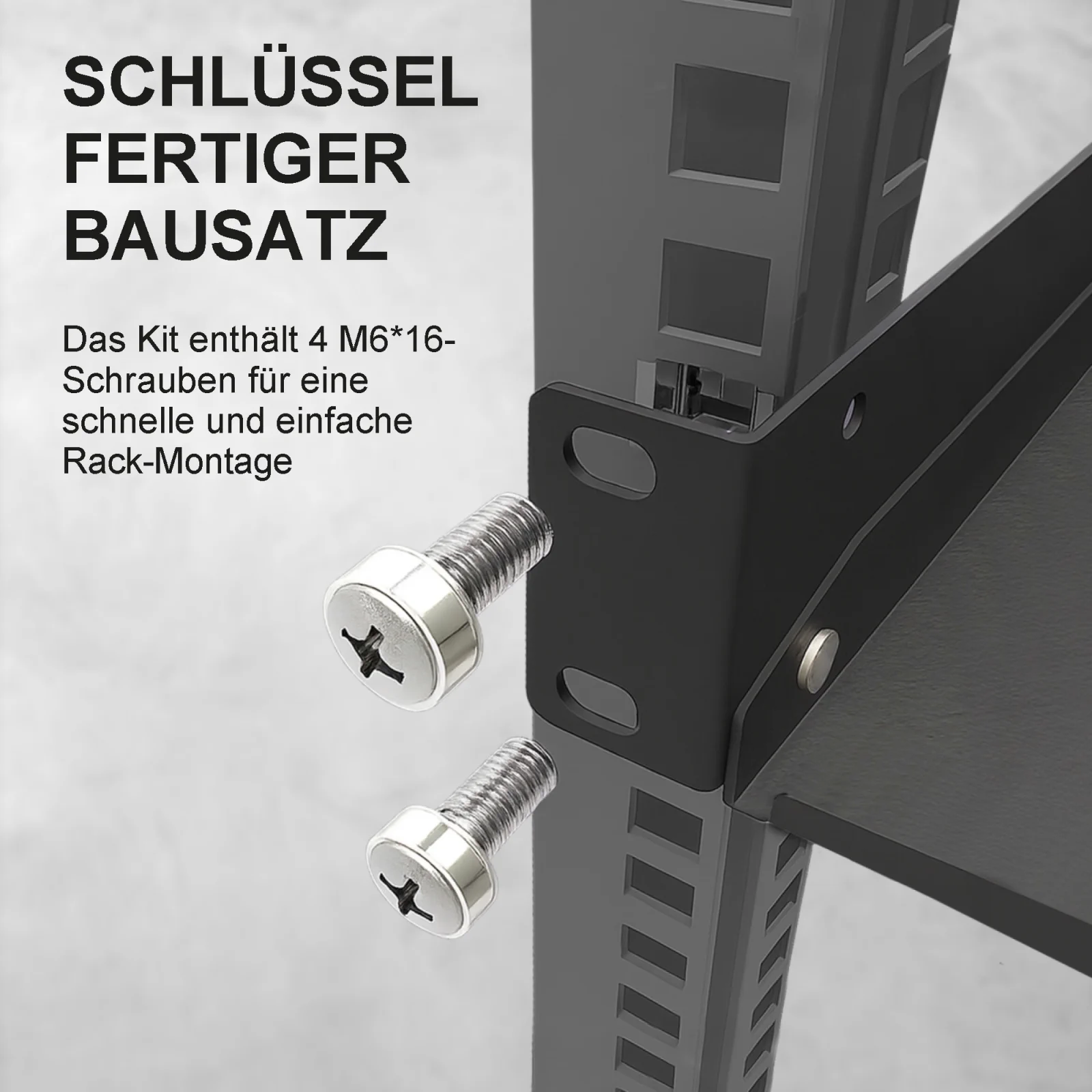 Extralink 1U 300mm Schwarz | Regal | 19