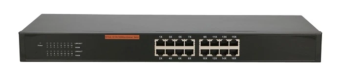 interruptor de porta gigabit 16