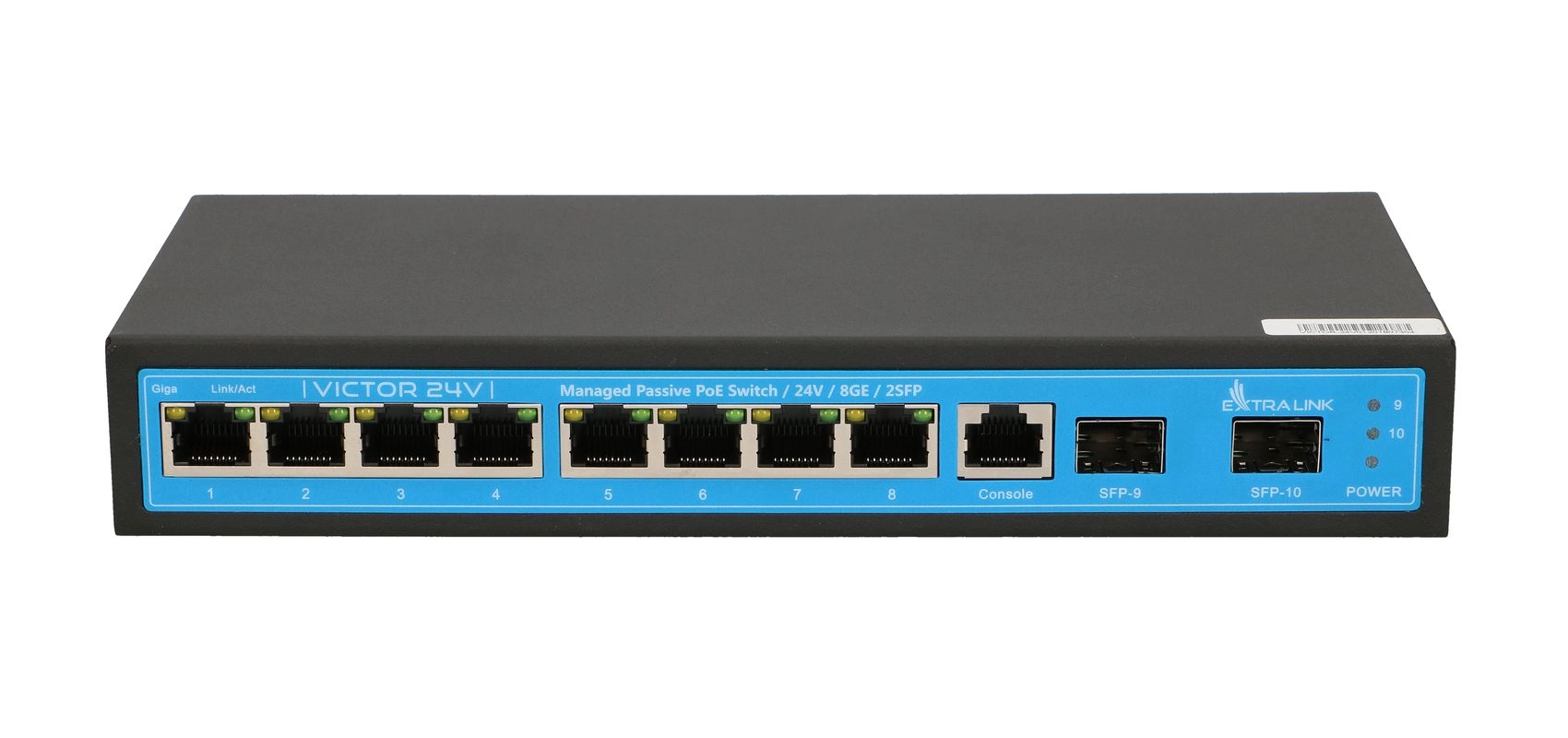Switch poe cctv extralink victor 24v