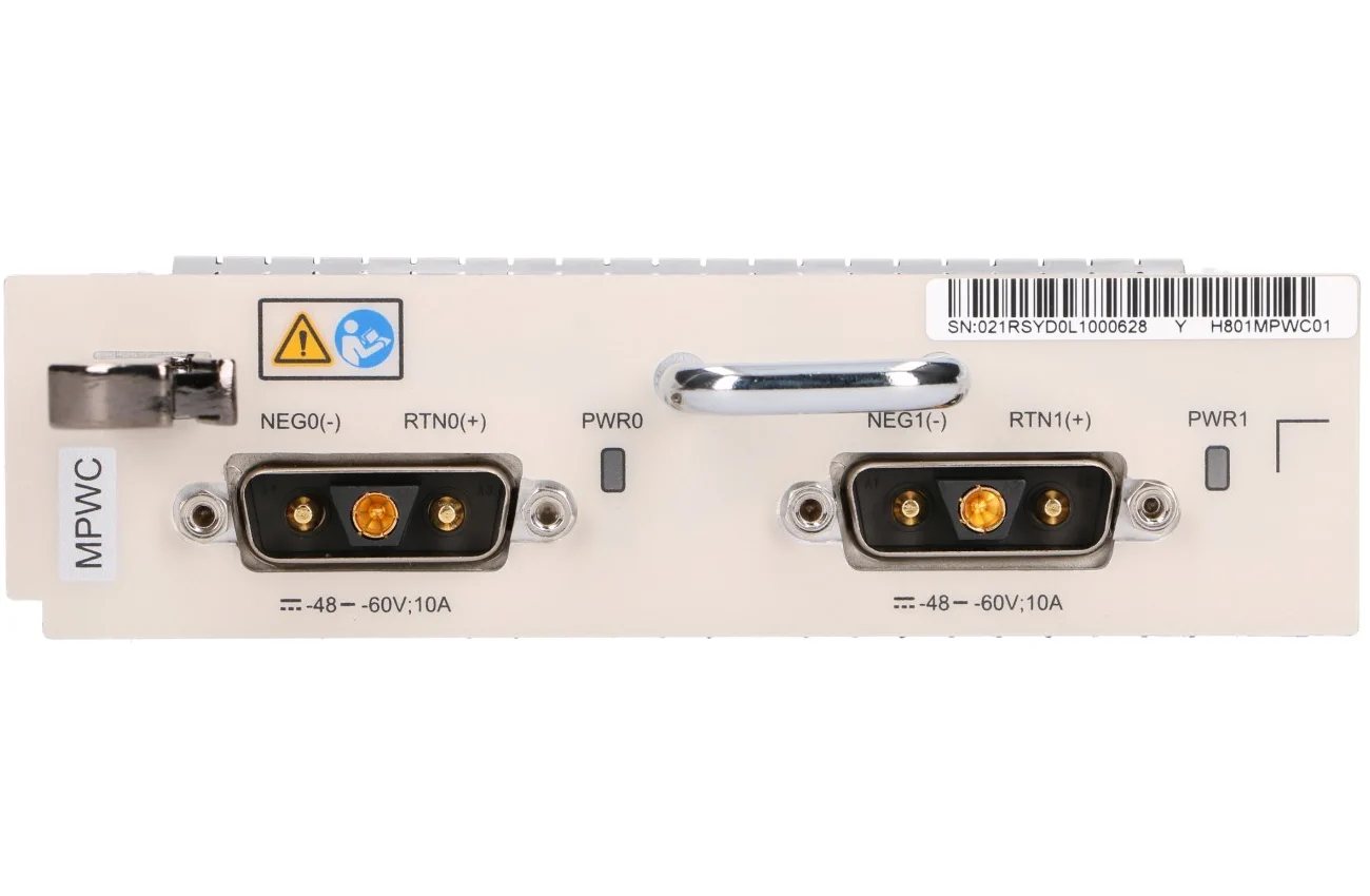 Huawei MPWC | Módulo de alimentação | para Huawei MA5608T frontal