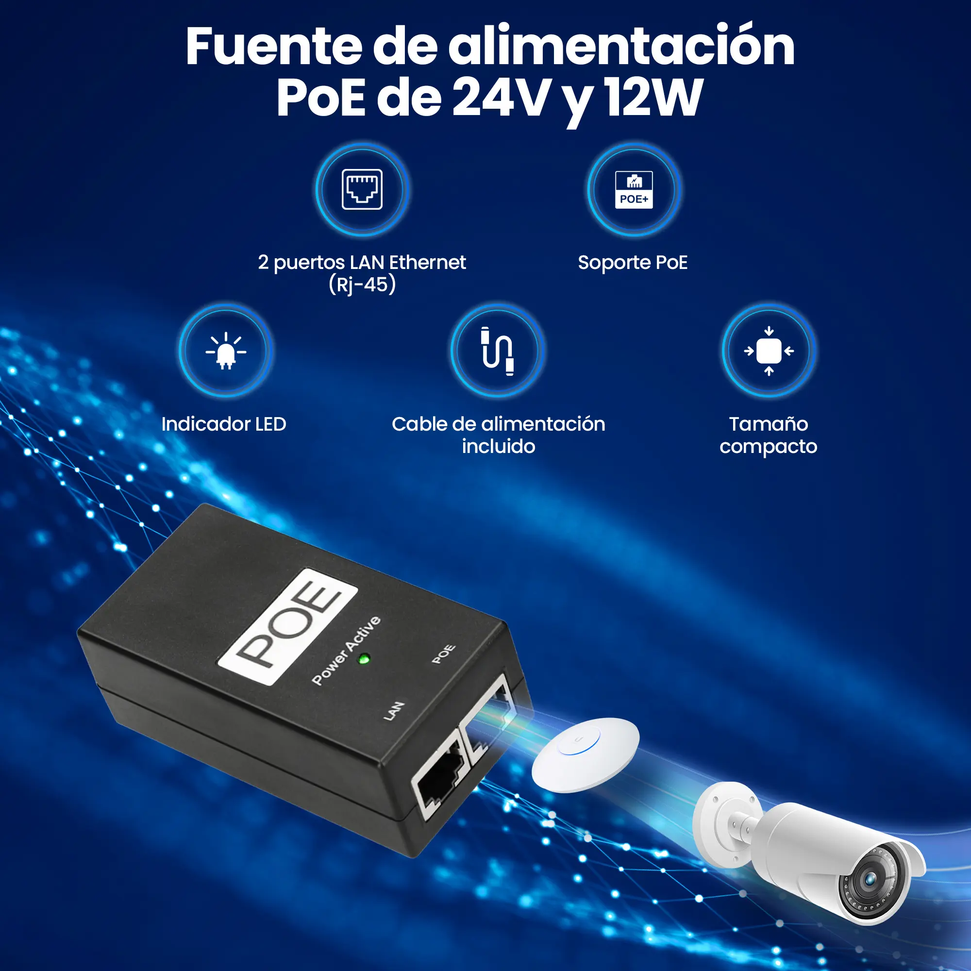 fuente de alimentaci&oacute;n 24v 1A 24W