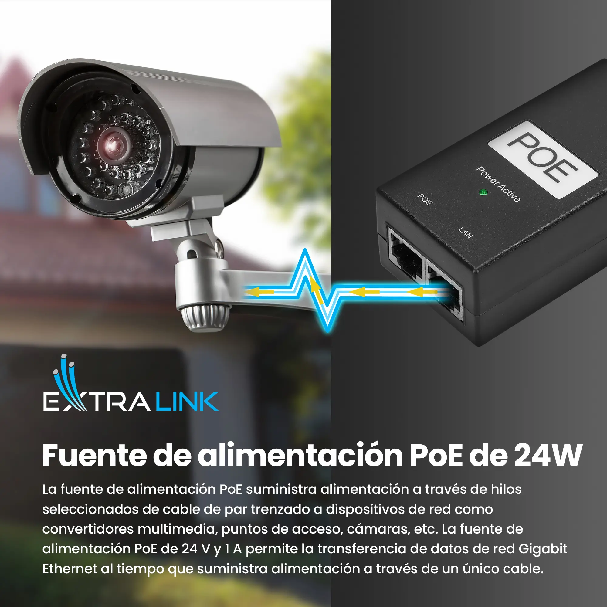 adaptador de corriente extralink enchufe de alimentaci&oacute;n