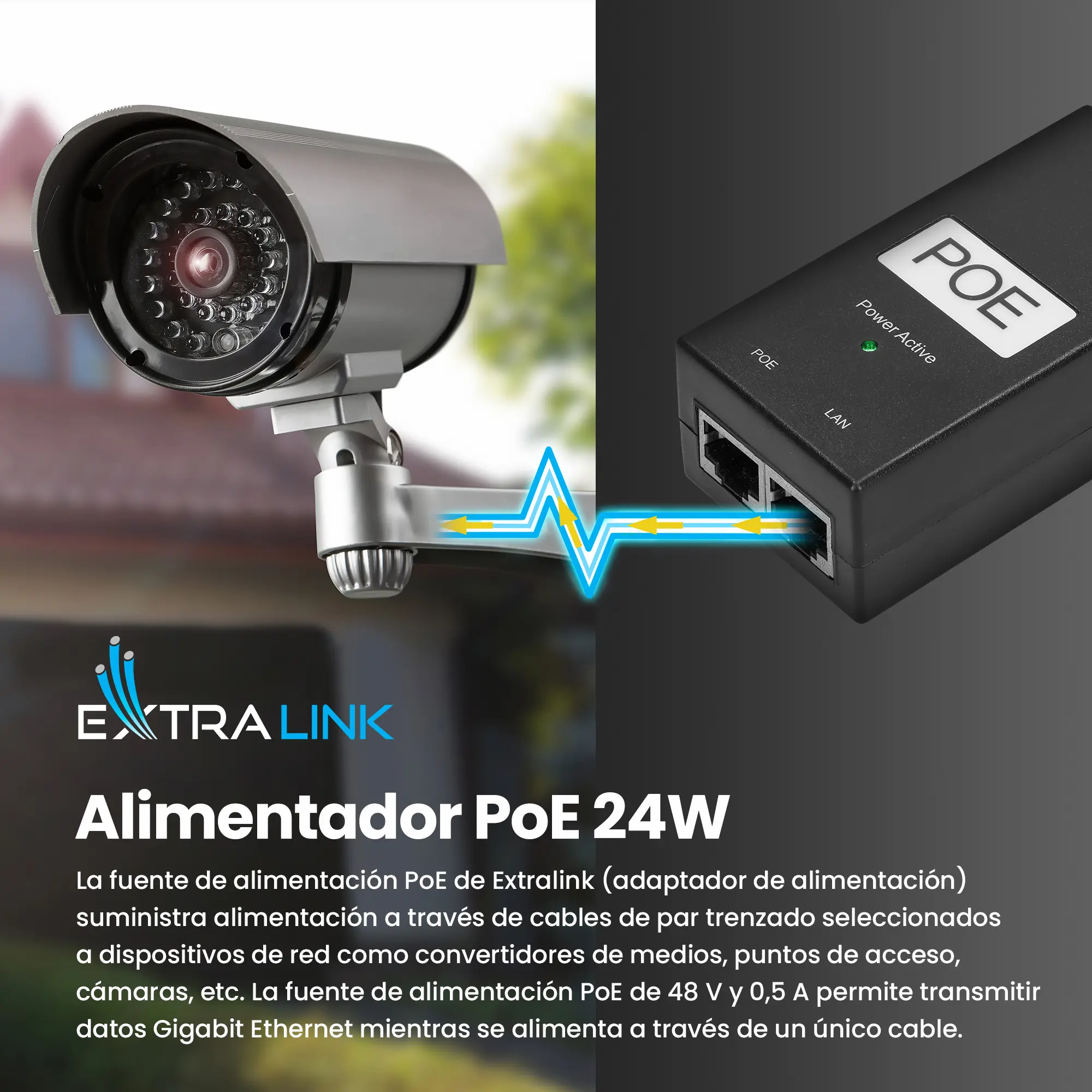 adaptador de corriente extralink enchufe de alimentaci&oacute;n