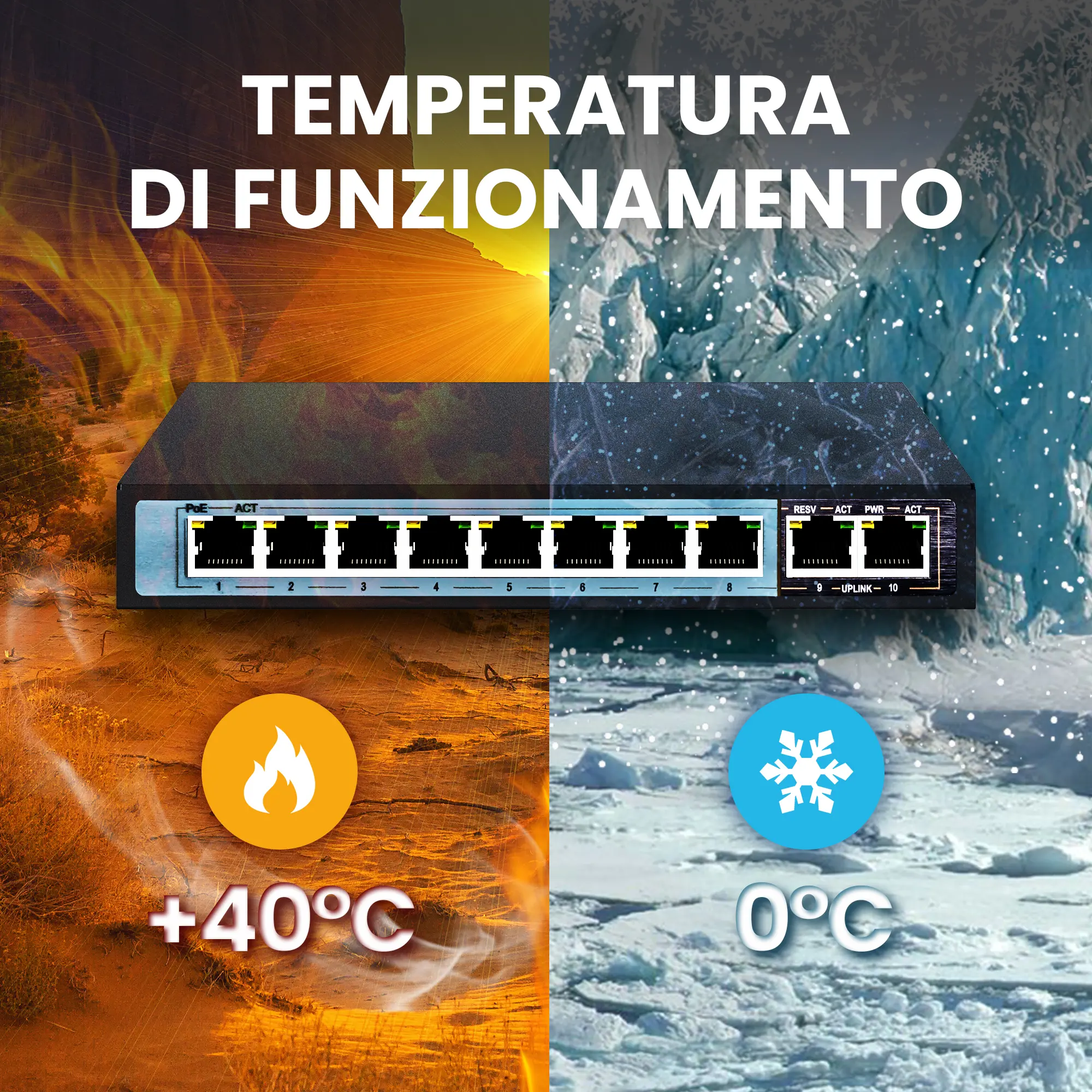 Extralink Perses switch poe