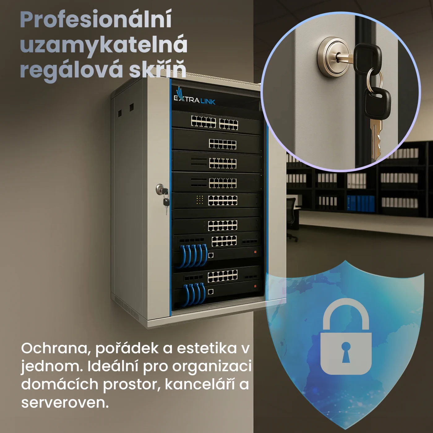 EXTRALINK Výška skříně