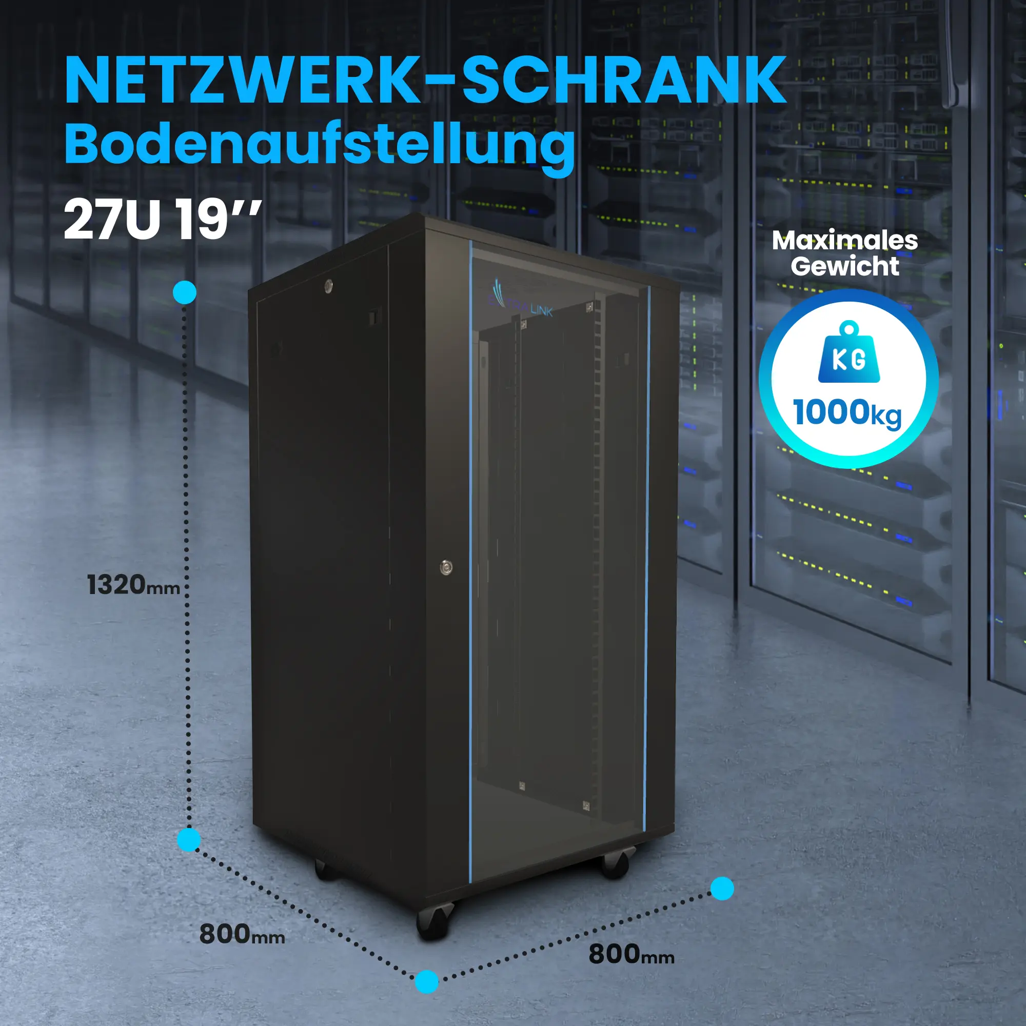 EXTRALINK-Schrankhöhe