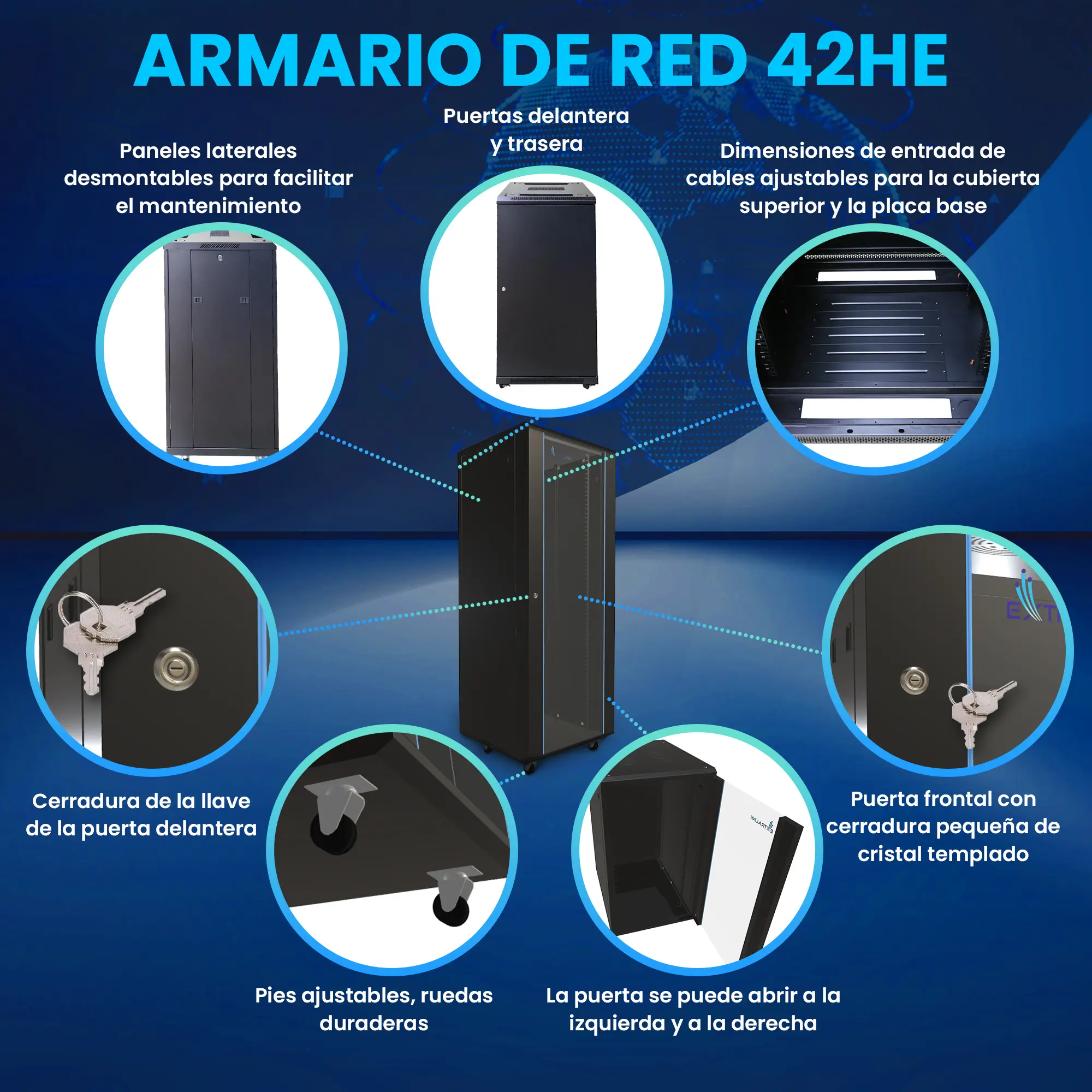 Armario de EXTRALINK debajo de