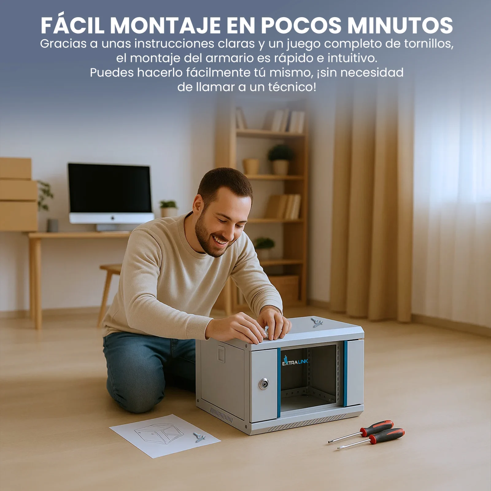 Techo del gabinete de EXTRALINK