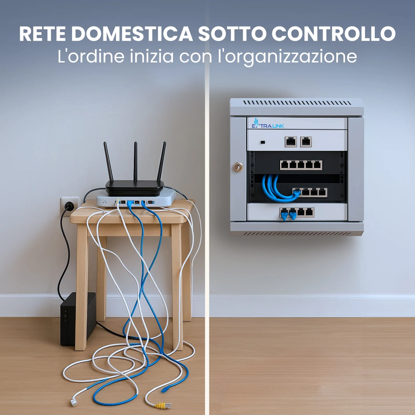 Interno dell'armadio EXTRALINK