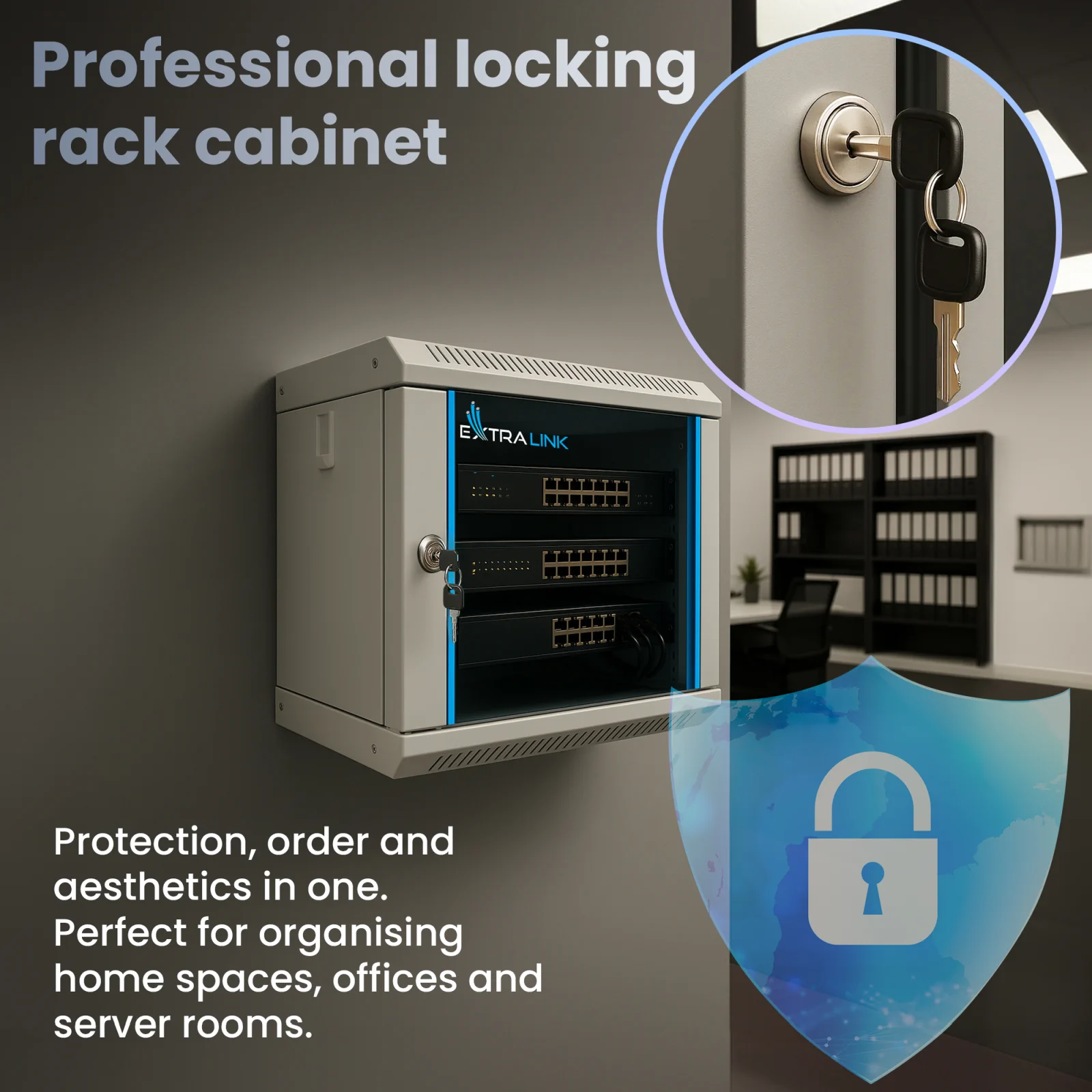 EXTRALINK Szafa Ściana