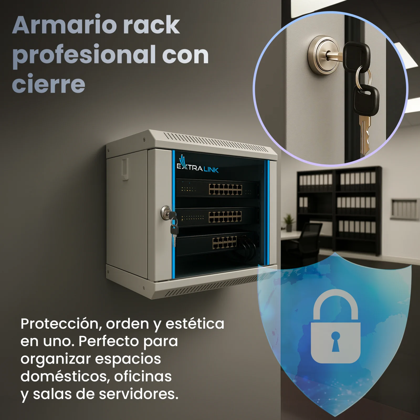 EXTRALINK Armario de pared
