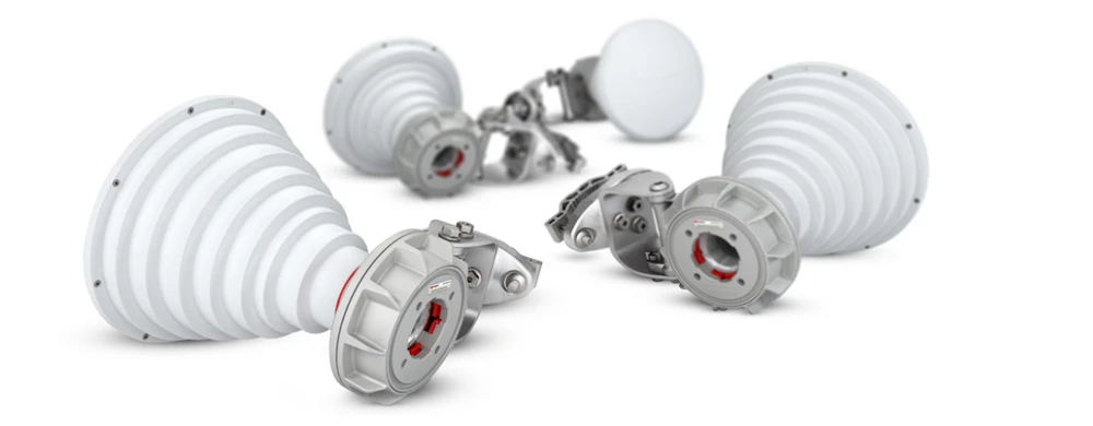 RF ELEMENTOS simétricos chifre de trompa adaptadores de antena setorial twistport