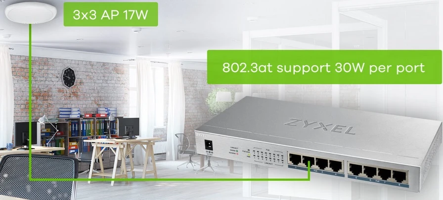 gs1008hp gigabit yönetilmeyen poe masaüstü anahtarı